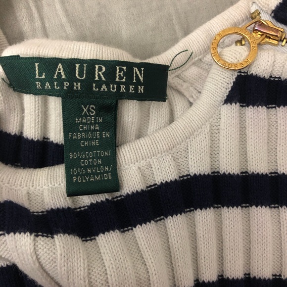 Stripped Ralph Lauren zipper shirt - Picture 4 of 4
